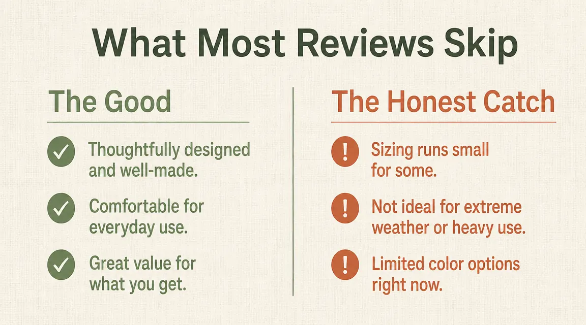Chart showing the breakdown of silk sleep mask pros and cons that most reviews skip, including wash time and drying requirements