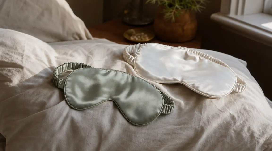 Silk Sleep Mask vs Satin Eye Mask: The Difference That Shows Up on Your Skin